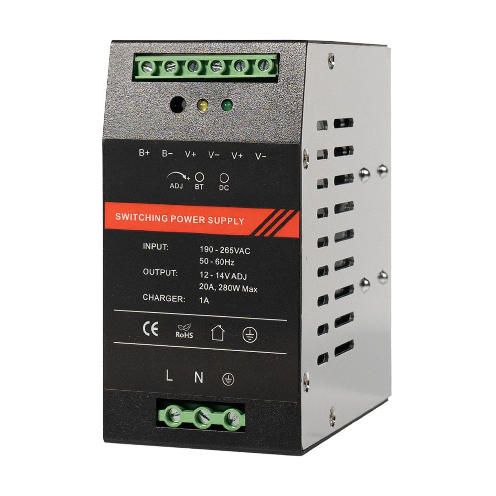 Джерело безперебійного живлення Kraft PSU-1220DIN з кріпленням на DIN-рейку купити в Україні