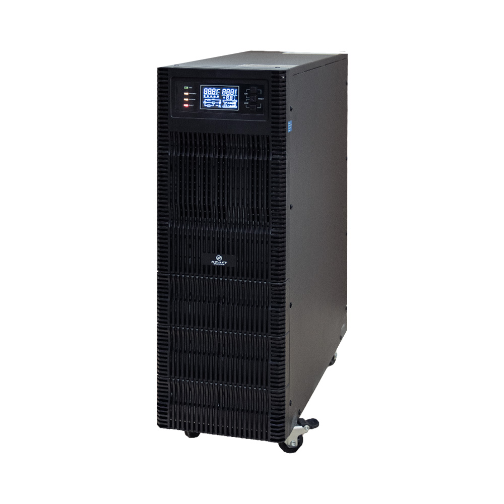 Источник бесперебойного питания Kraft KRF-T6000VA/6000W(LCD) Pro Online UPS со встроенными аккумуляторными батареями купить в Украине