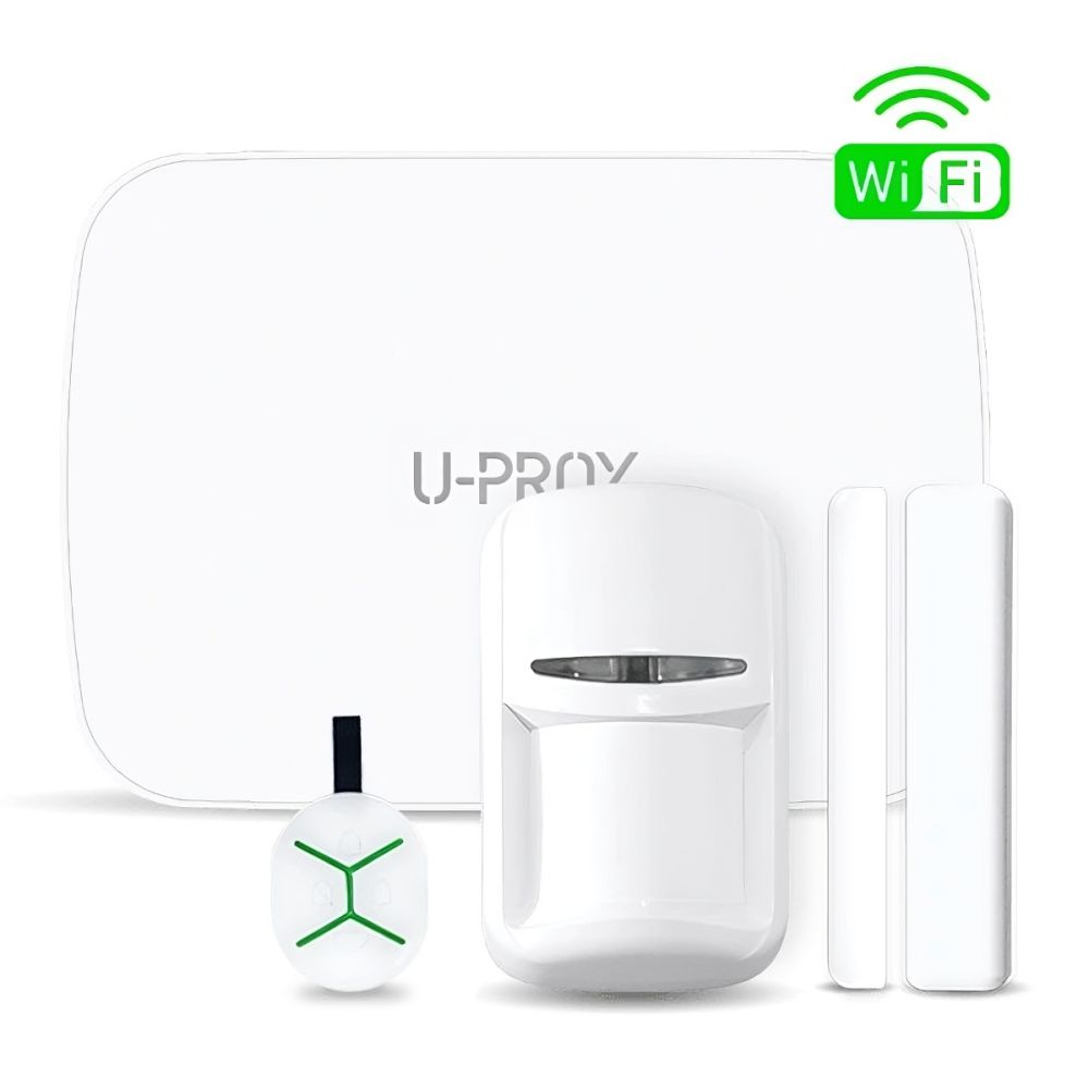 Комплект беспроводной сигнализации U-Prox MPX LE KF kit White с LTE/GSM (4G/2G), WiFi, Ethernet купить в Украине