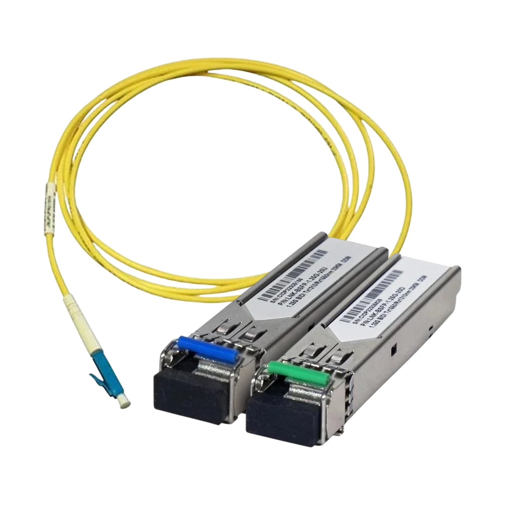 Комплект двух оптических модулей E-LINK 1550nmTX (20km) и 1310nmTX (20km) + Подарок: Патч-корд оптический Patchcord OFPC-LC/UPC-LC/UPC-3 купить в Украине