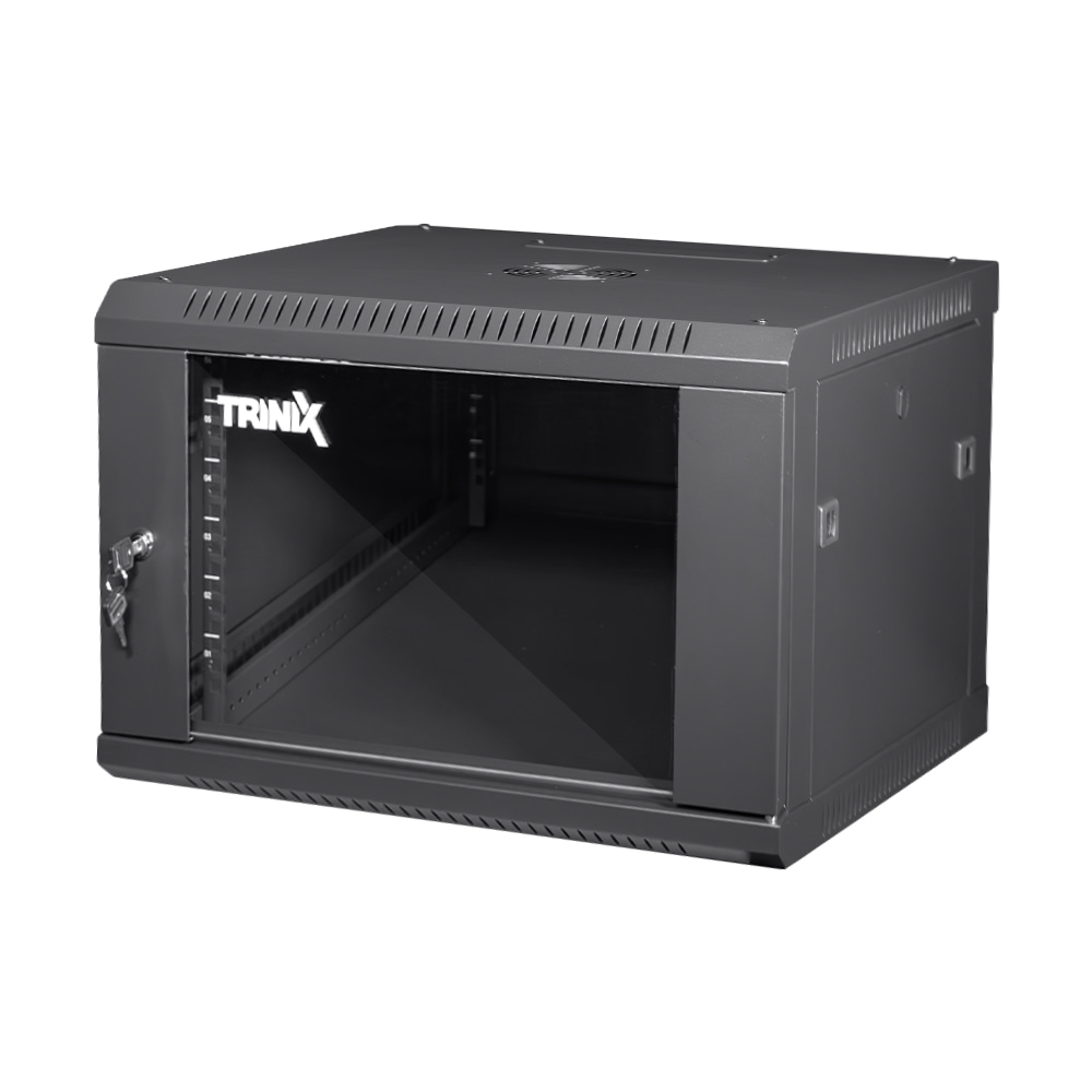 Коммутационный шкаф Trinix TRX-6U/600x600x370 Black купить в Украине