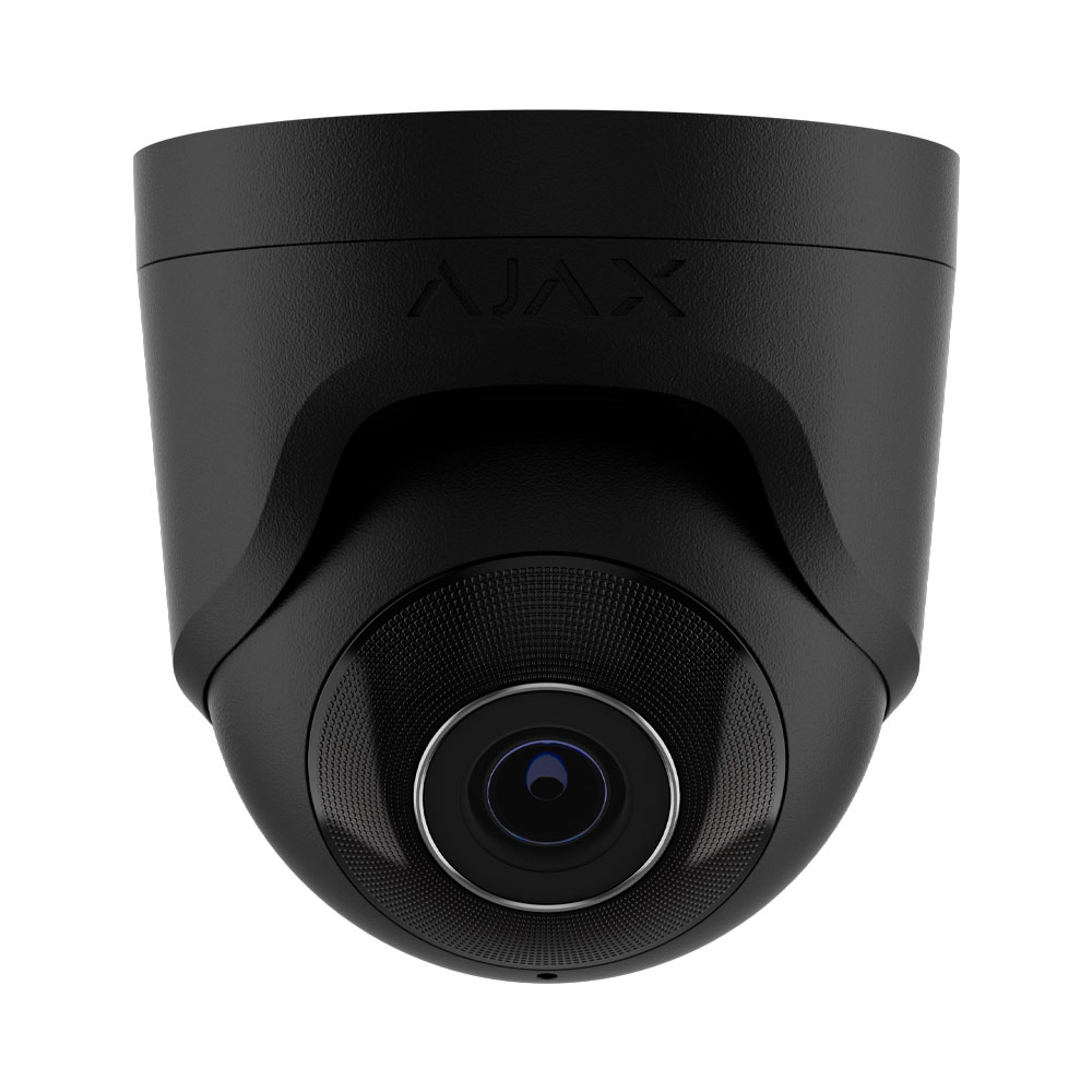 IP-відеокамера 5Mp Ajax TurretCam (5 Mp/2.8 mm) (8EU) ASP Black f=2.8mm з мікрофоном купити в Україні
