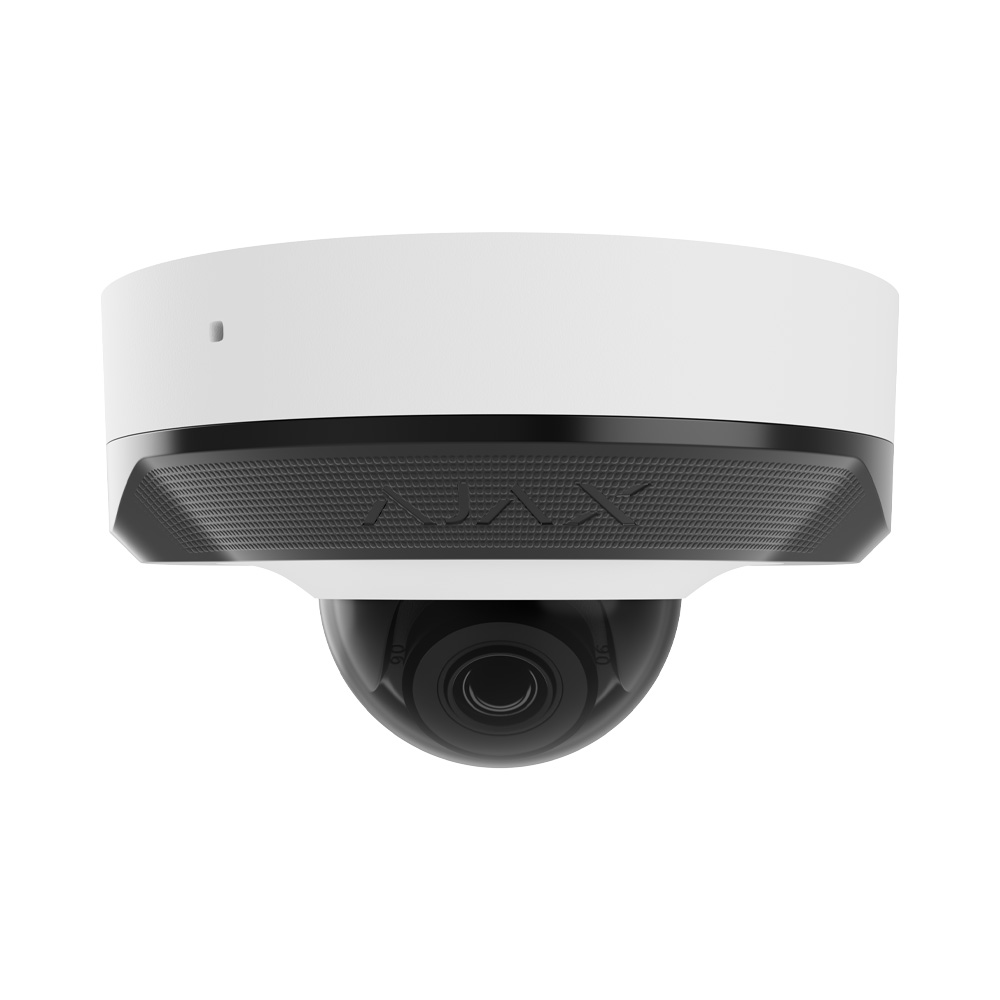 IP-відеокамера 5Mp Ajax DomeCam Mini (5 Mp/4 mm) (8EU) ASP White f=4mm з мікрофоном купити в Україні