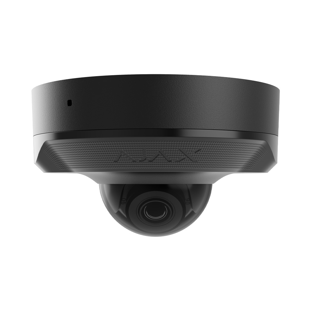 IP-відеокамера 5Mp Ajax DomeCam Mini (5 Mp/4 mm) (8EU) ASP Black f=4mm з мікрофоном купити в Україні