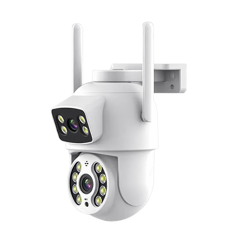 IP PTZ-видеокамера с WiFi 4Mp (2*2Mp) Light Vision VLC-9192WI/2C (Tuya) f=3.6mm+3.6mm, ИК+LED-подсветка, с микрофоном купить в Украине