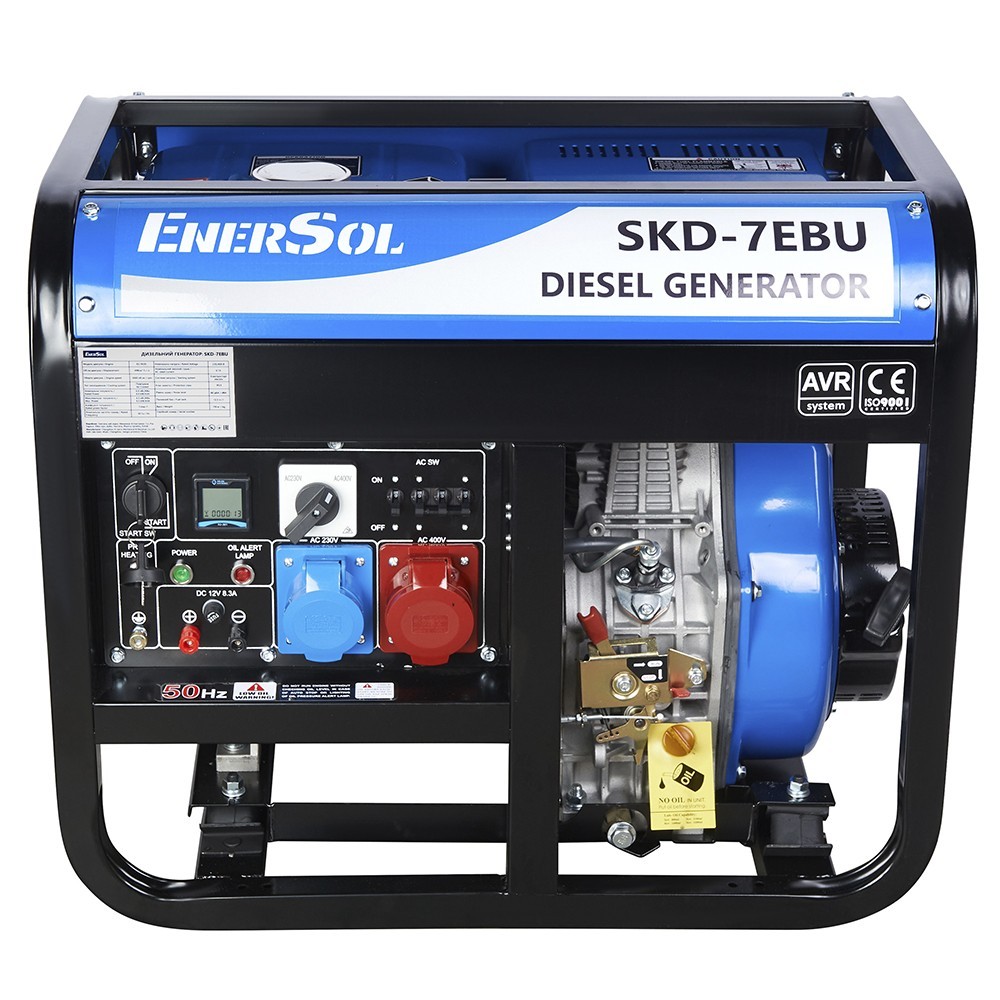 Генератор дизельний 6 кВт EnerSol SKD-7EBU купити в Україні