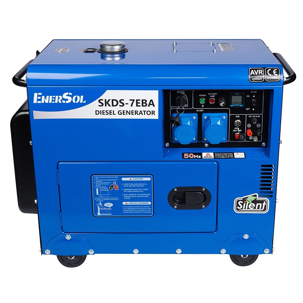 Генератор дизельний 6 кВт EnerSol SKD-7EBA купити в Україні