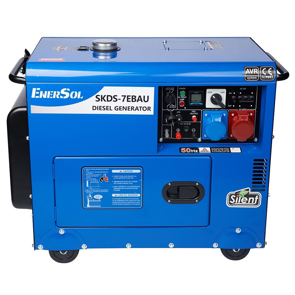 Генератор дизельний 6 кВт EnerSol SKD-7EBAU купити в Україні