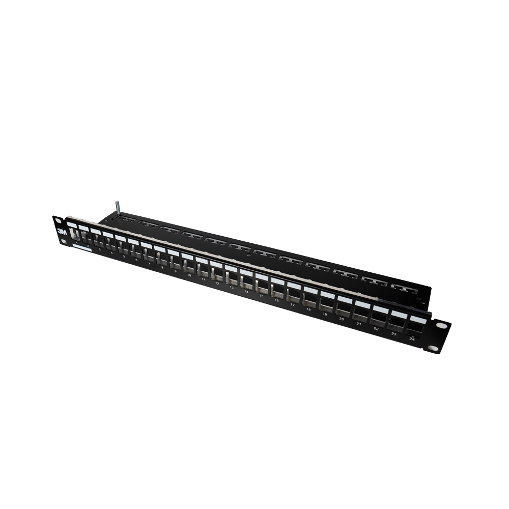 Патч-панель 24 порта Keystone NVC-P-05/24 19" 1U неэкранированная купить в Украине