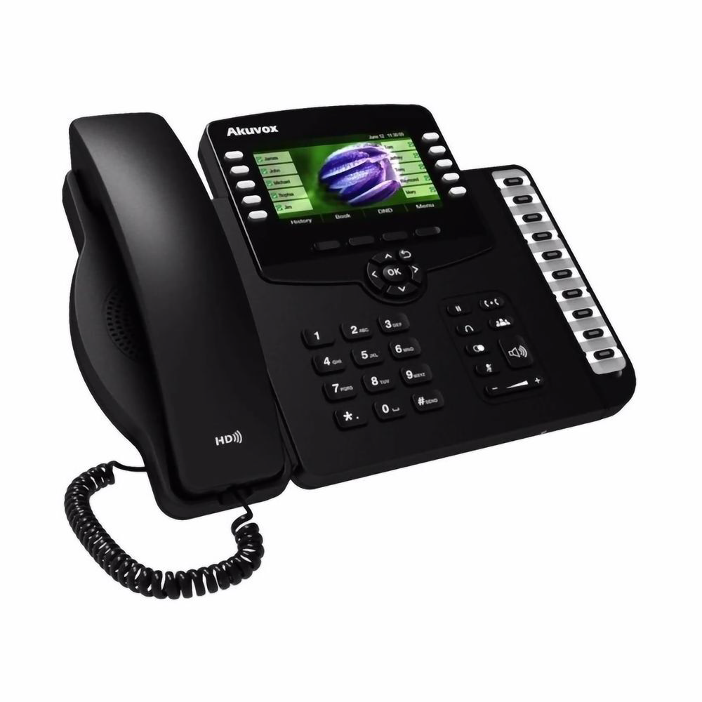 SIP-телефон Akuvox SP-R67G на 6 SIP акаунтів купити в Україні