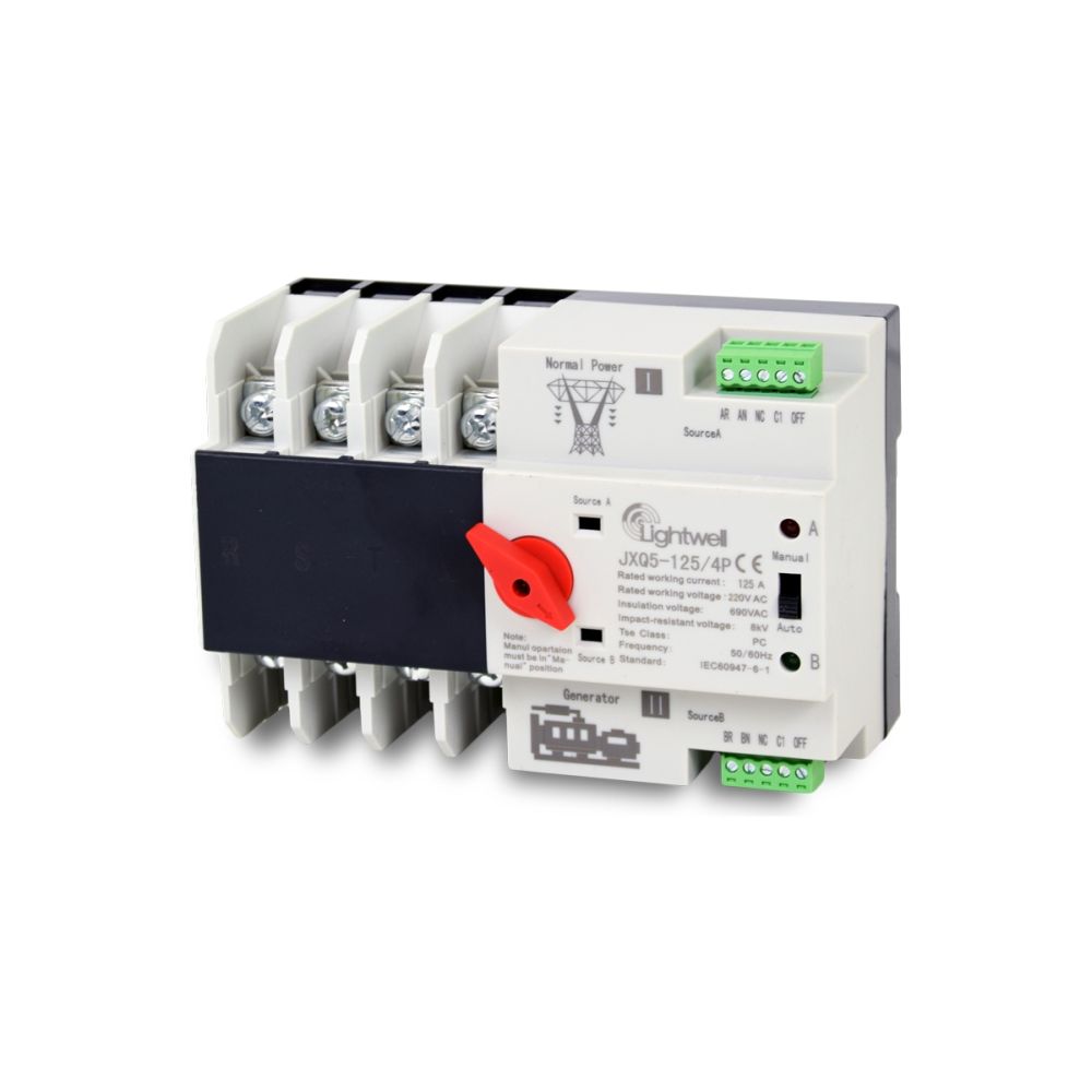 Автоматичний вимикач Din rail ATS 4P 125A(К1) купити в Україні