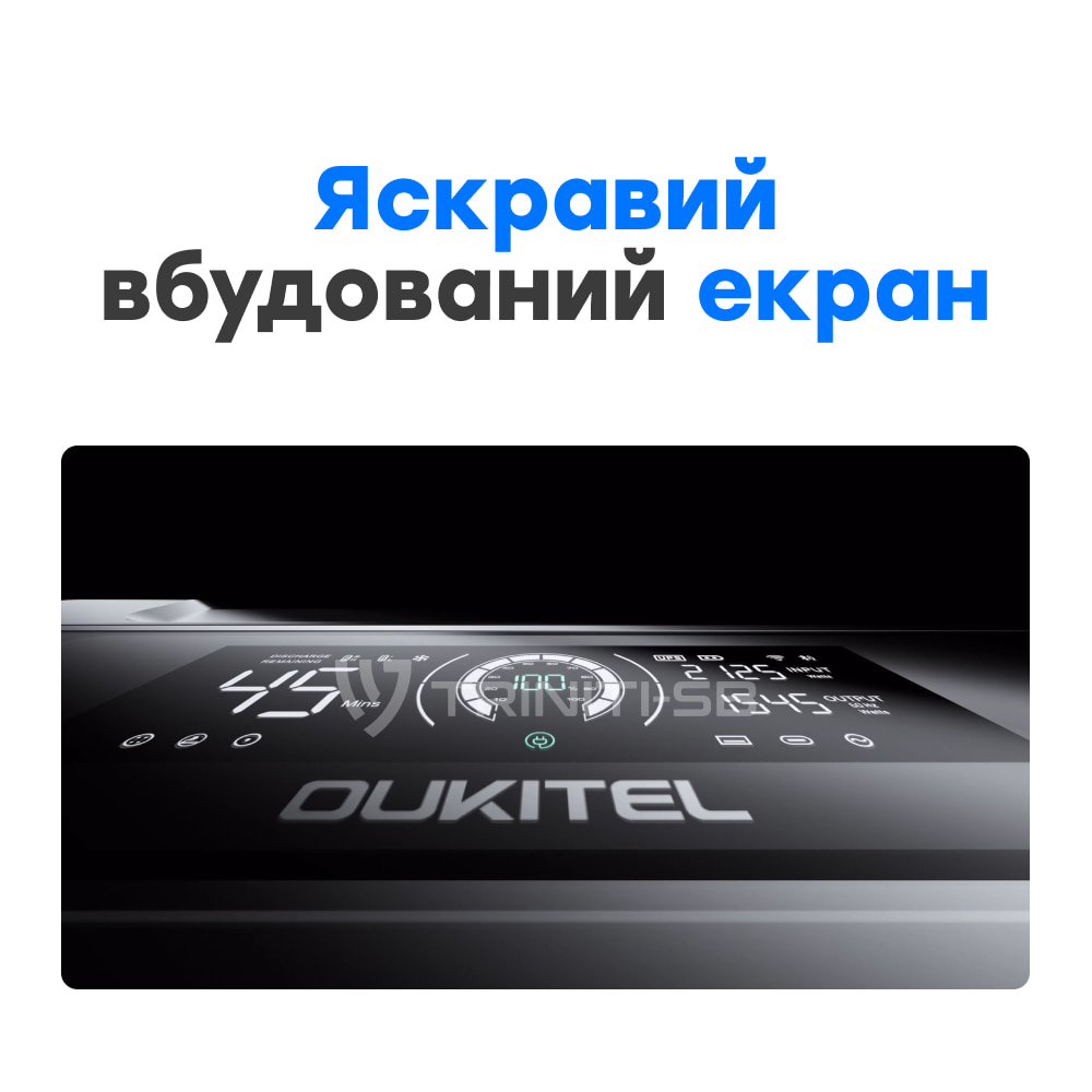 Портативная зарядная станция OUKITEL P2001E PLUS 2400W 2048Wh купить в Украине