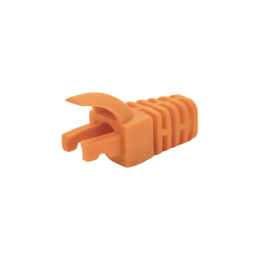 Чохол ізолюючий для роз'єму RJ-45 Cat.5/Cat.6, (N) ПВХ помаранчевий, 100 шт. купити в Україні