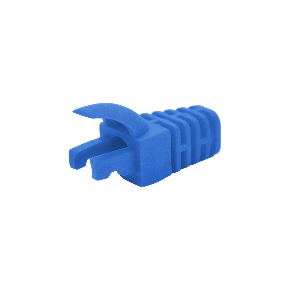Чохол ізолюючий для роз'єму RJ-45 Cat.5/Cat.6, (N) ПВХ синій, 100 шт. купити в Україні