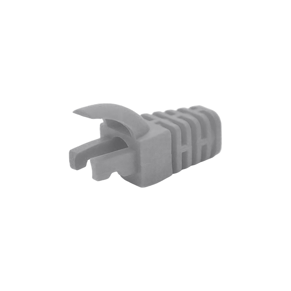 Чехол изолирующий для разъема RJ-45 Cat.5/Cat.6, (N) ПВХ серый, 100 шт. купить в Украине
