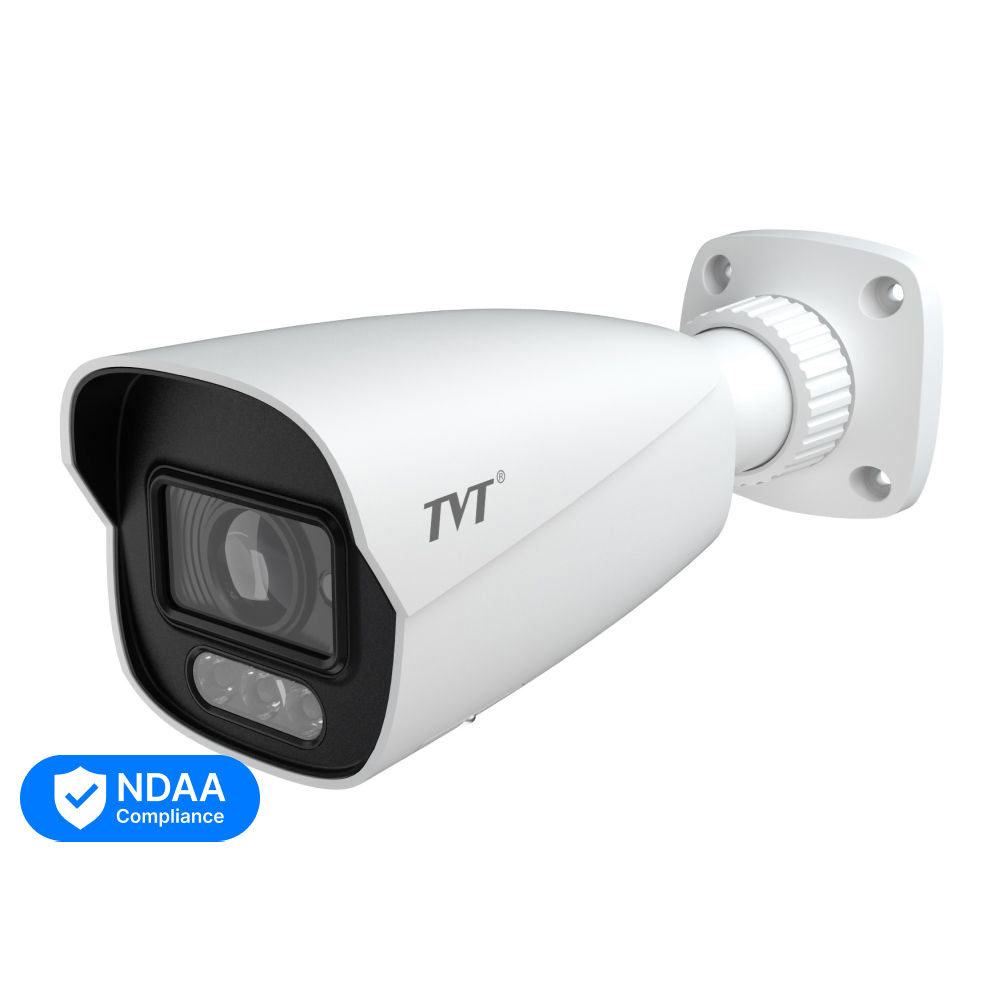 IP-відеокамера 8Mp TVT TD-9482S4-C(D/AZ/PE/AW3) White f=2.8-12mm, ІЧ+LED-підсвічування, з мікрофоном купити в Україні