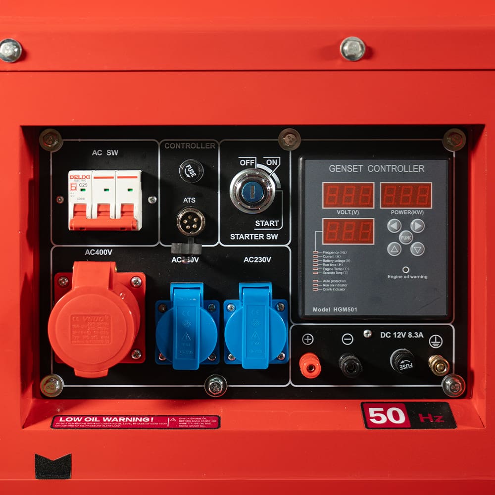Генератор дизельний трифазний 6 кВт Bison BS8500Q-3 (41-00413