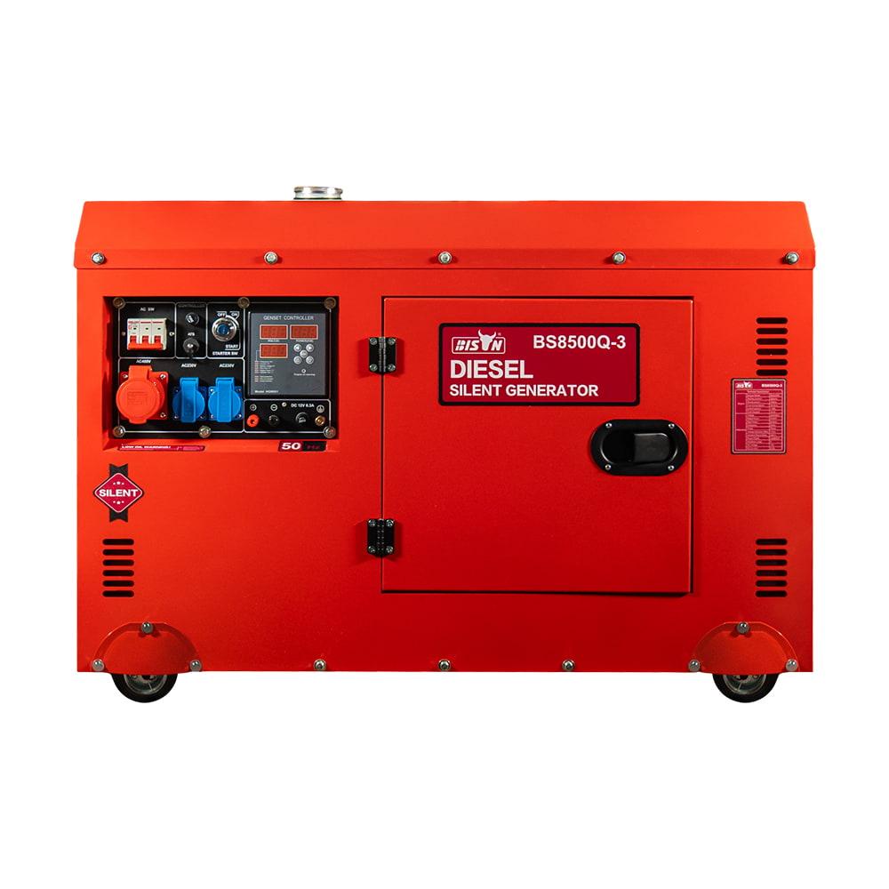 Генератор дизельний трифазний 6 кВт Bison BS8500Q-3 (41-00413