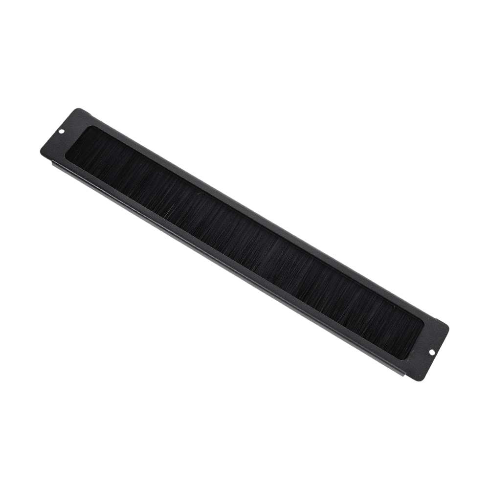 Кабельный ввод Trinix TRX-1U/CEB Black с щеткой для коммутационного шкафа 19" купить в Украине