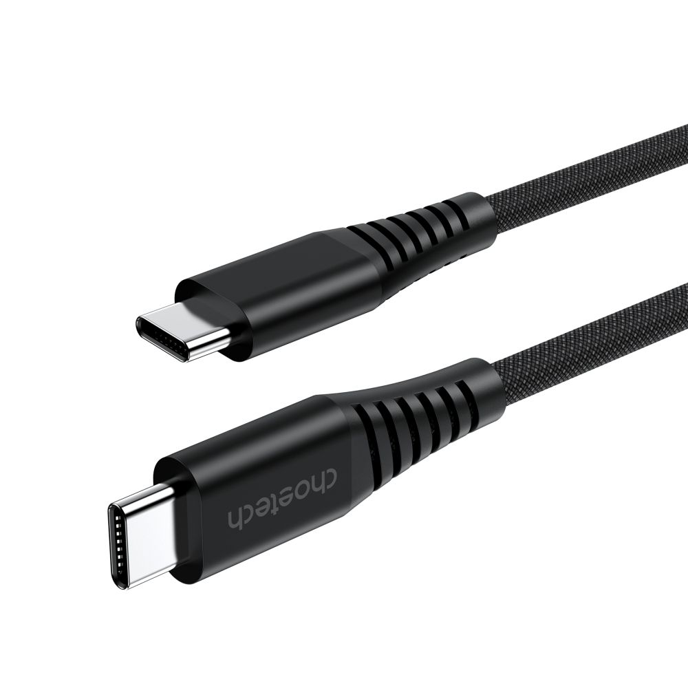 Кабель Choetech ХСС-1051 Black USB-C to USB-C Magnetic PD3.1 240W 1.8m купити в Україні