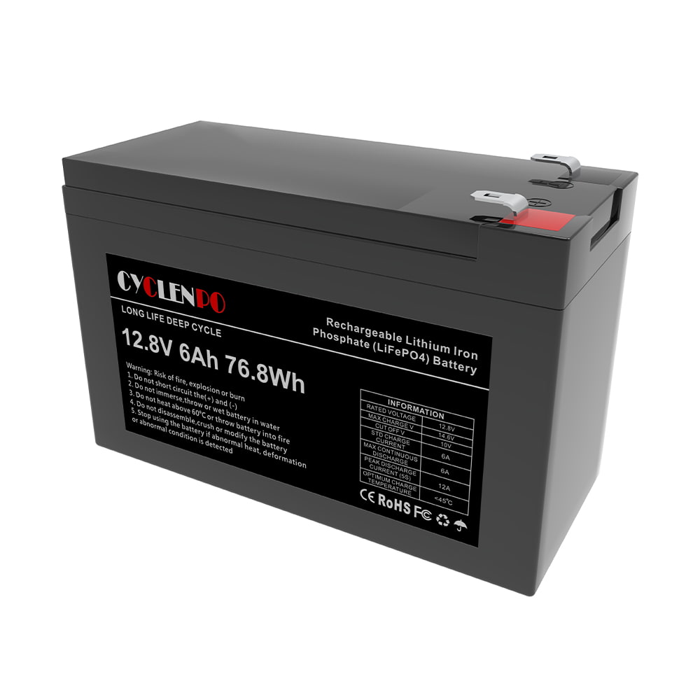 Аккумуляторная батарея литий-железо-фосфатная 12.8В 6Ач Cyclen 12.8V 6AH LiFePo4 купить в Украине