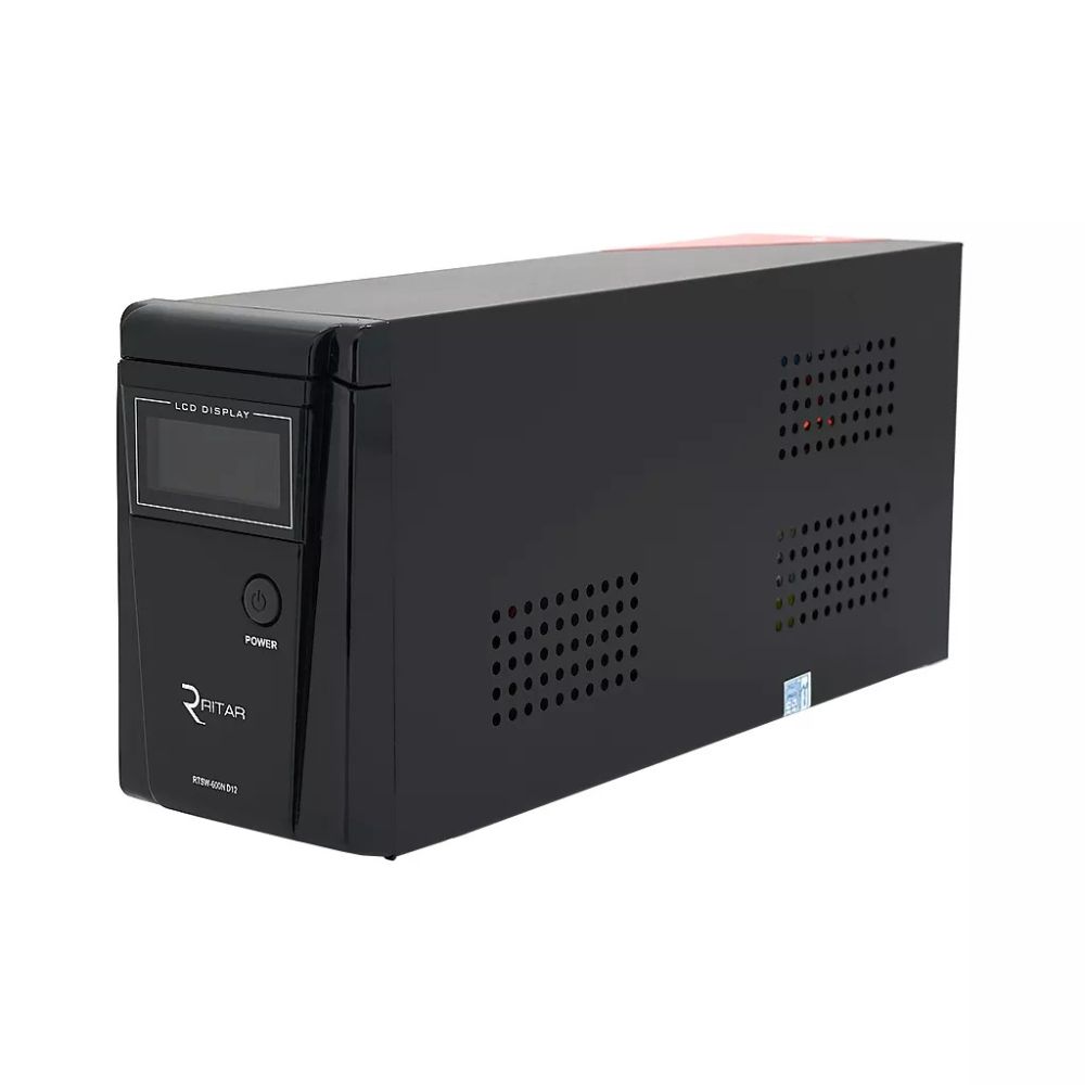 Источник бесперебойного питания под внешний аккумулятор Ritar RTSW-600ND12 LCD с правильной синусоидой купить в Украине