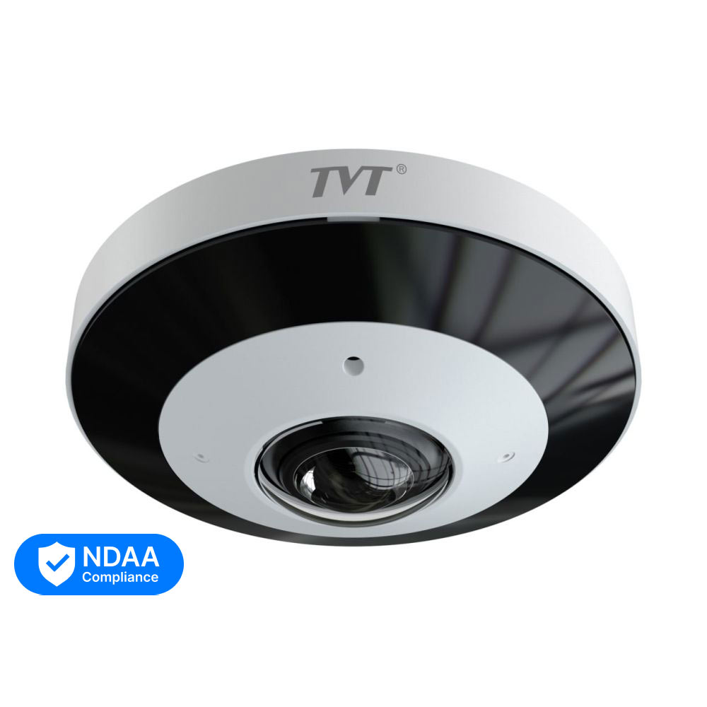 IP-відеокамера панорамна fisheye 12Mp TVT TD-95A8E3B(D/PE/AR1) f=1.65mm з 2 мікрофонами купити в Україні
