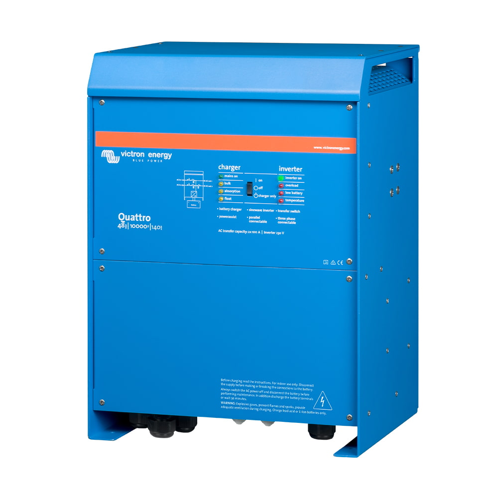 Інвертор 10kVA/8kW Victron Energy Quattro 48/10000/140-100/100 купити в Україні