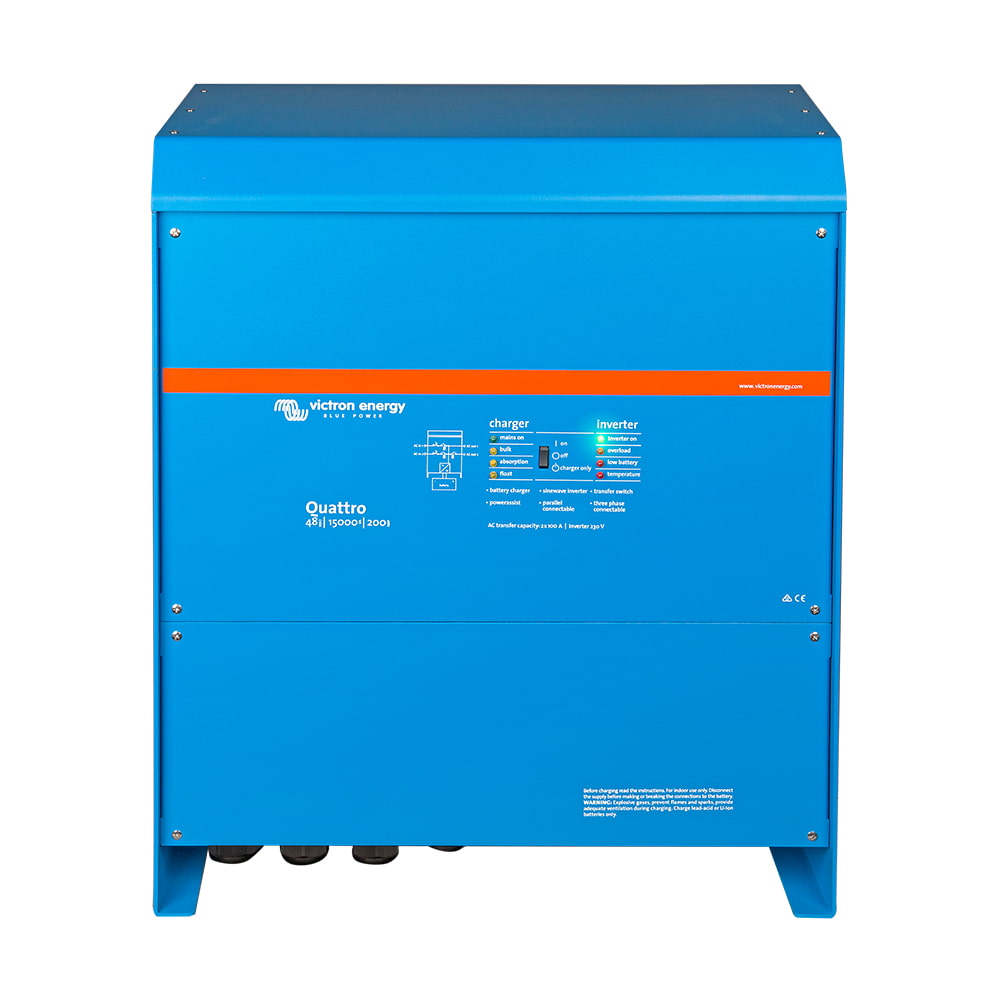 Інвертор 15kVA/12kW Victron Energy Quattro 48/15000/200-100/100 купити в Україні