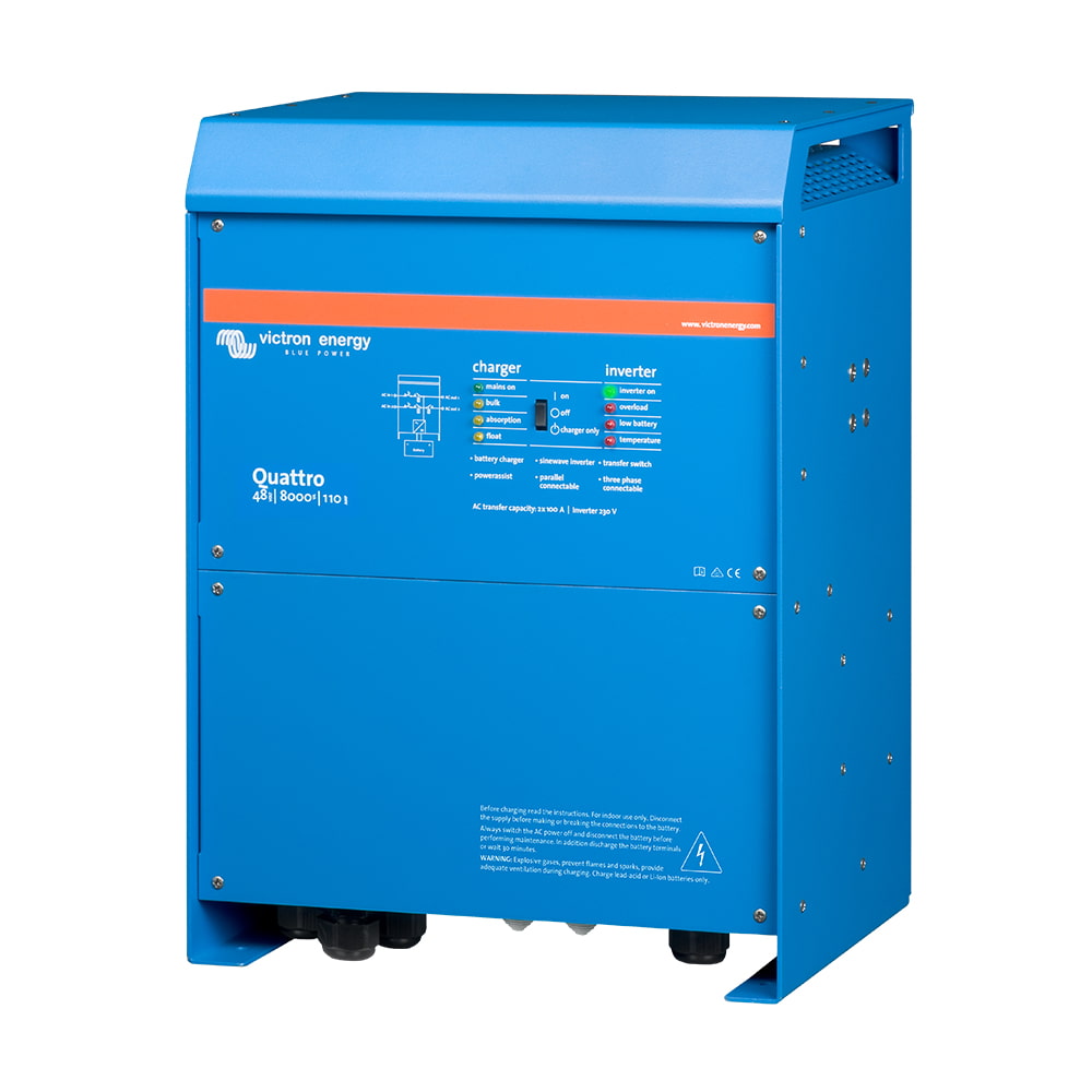 Інвертор 8kVA/6.4kW Victron Energy Quattro 48/8000/110-100/100 купити в Україні