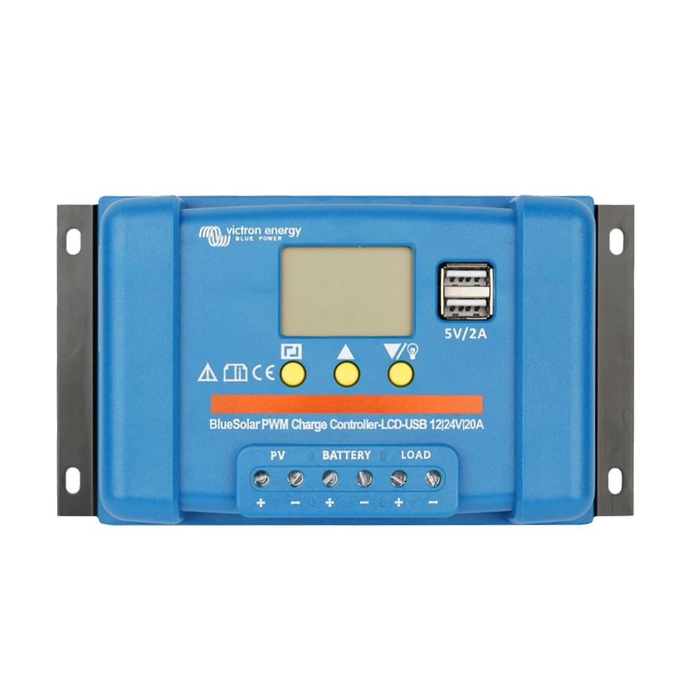 PWM-контроллер заряда солнечных панелей Victron Energy BlueSolar PWM-LCD&USB 12/24V-20A купить в Украине