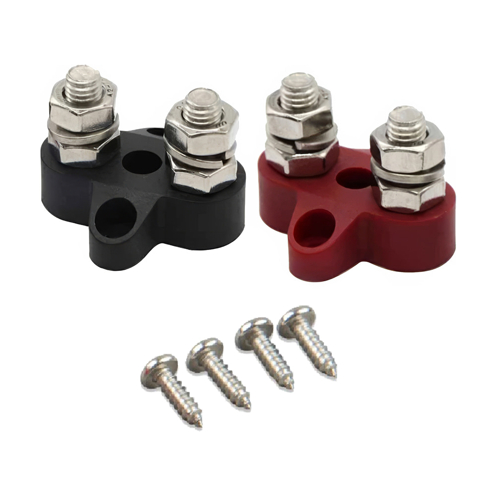 Подвійний набір клем M8 Victron Energy Dual Terminal Stud M8-linked set (1 red / 1 black) купити в Україні