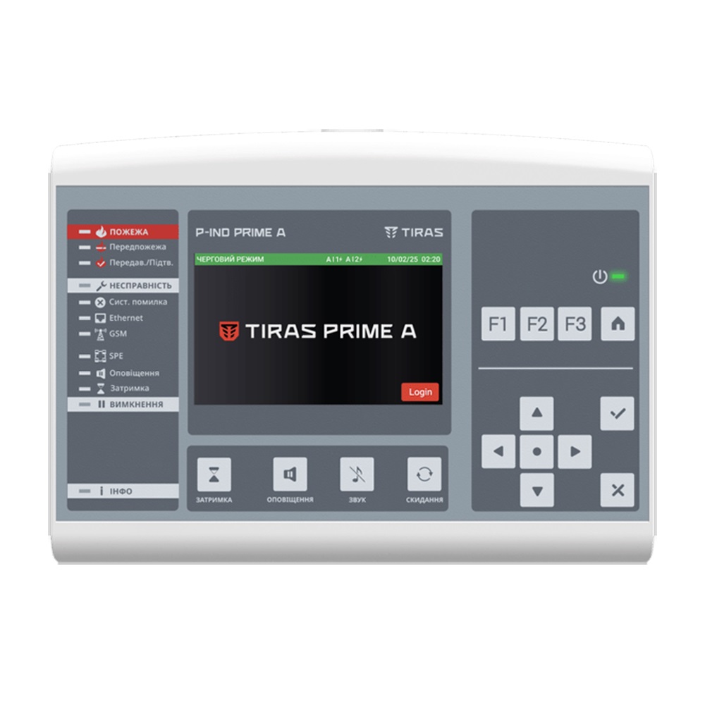 Выносная панель управления и индикации Tiras P-IND PRIME A для работы в системе Tiras PRIME A (HW2) купить в Украине