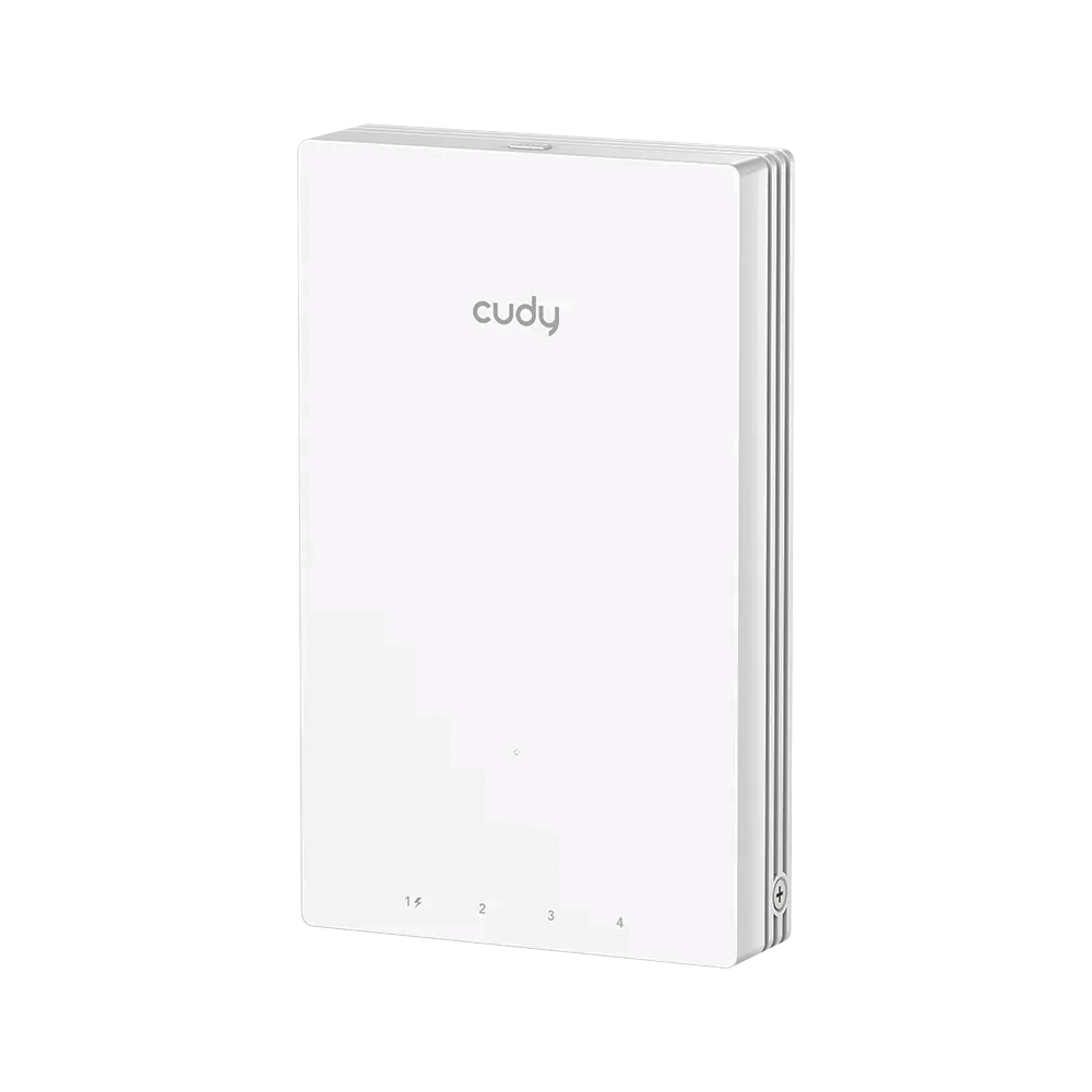 Точка доступа настенная WiFi 6 Cudy AP3000 Wall с поддержкой Mesh двухдиапазонная гигабитная AX3000 купить в Украине