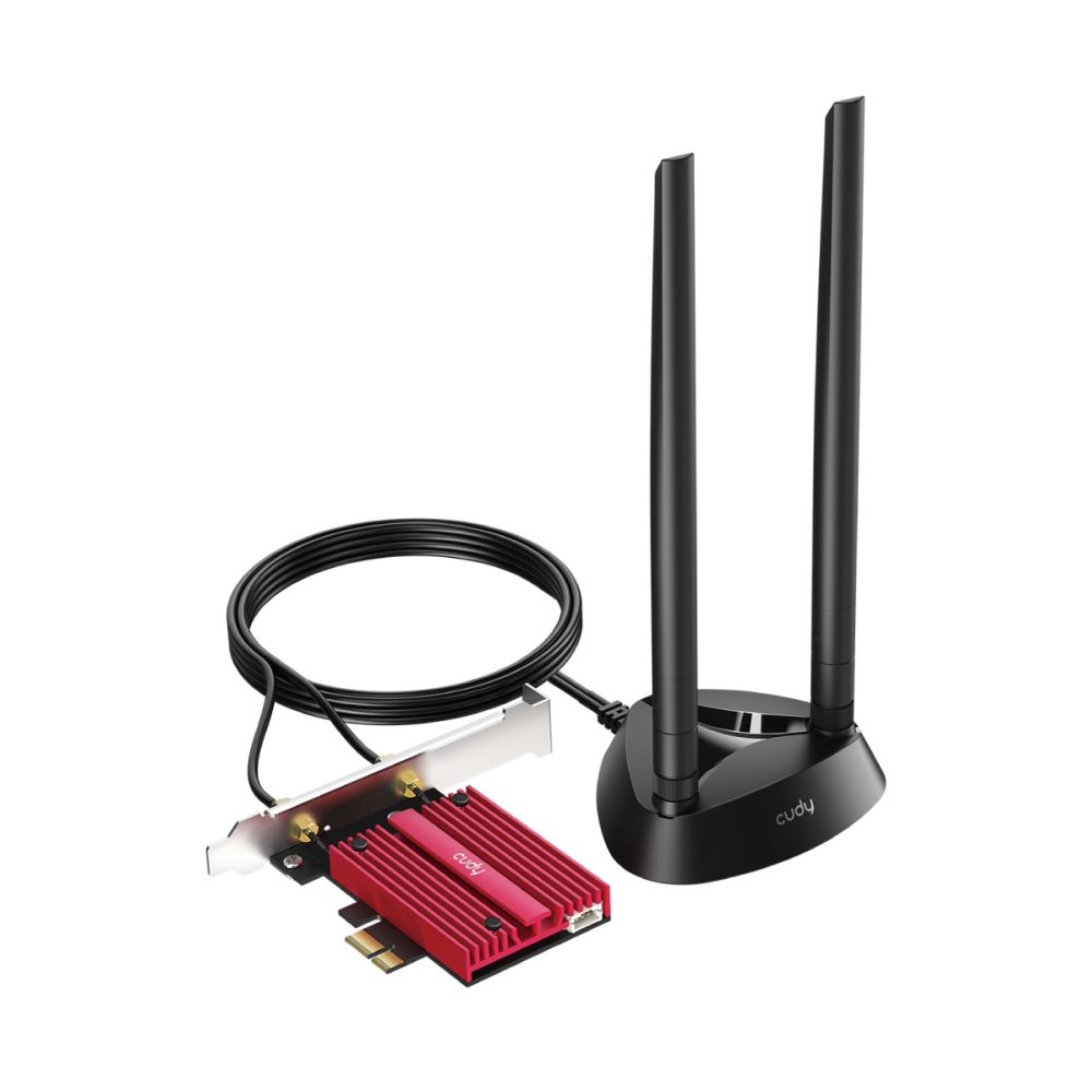 Адаптер WiFi 7 Cudy WE9300S BE9300 PCI Express тридіапазонний з Bluetooth 5.4 купити в Україні