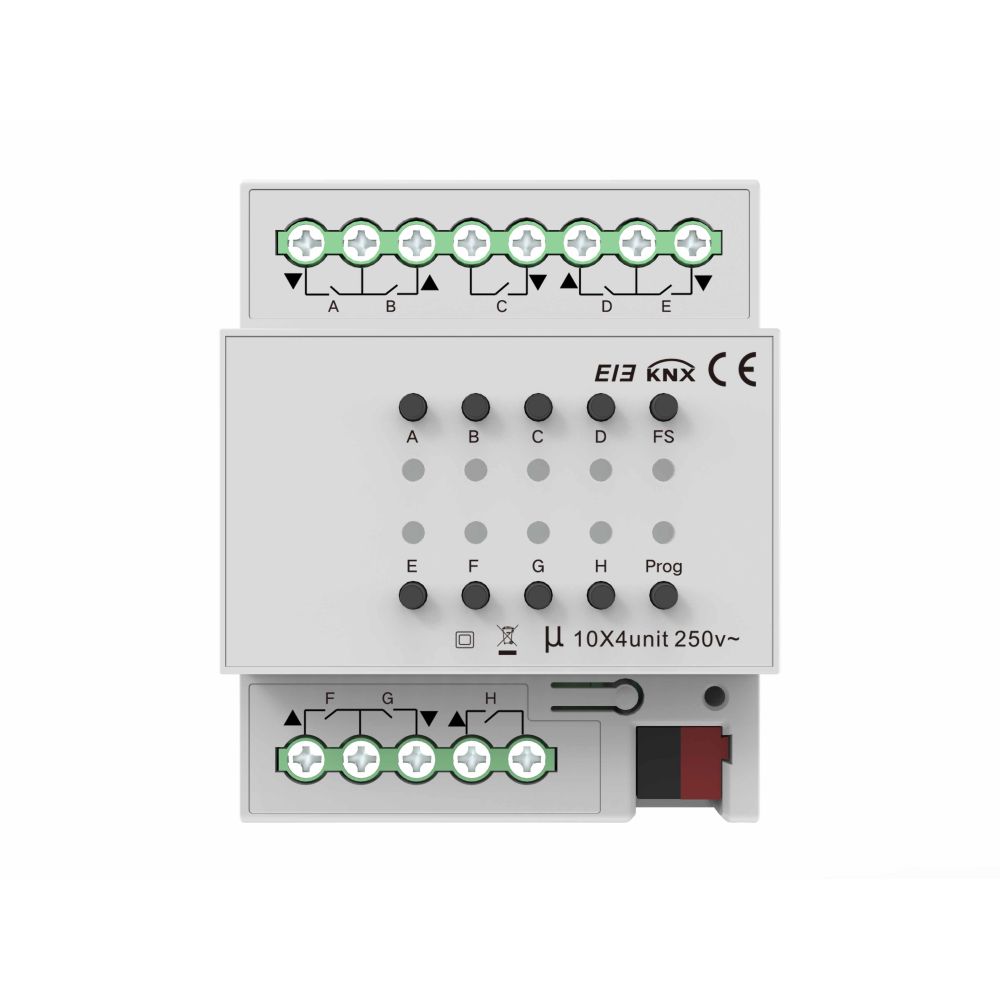 Модуль управления шторами на 4 канала, KNX Akubela KXAC-B1C4 купить в Украине