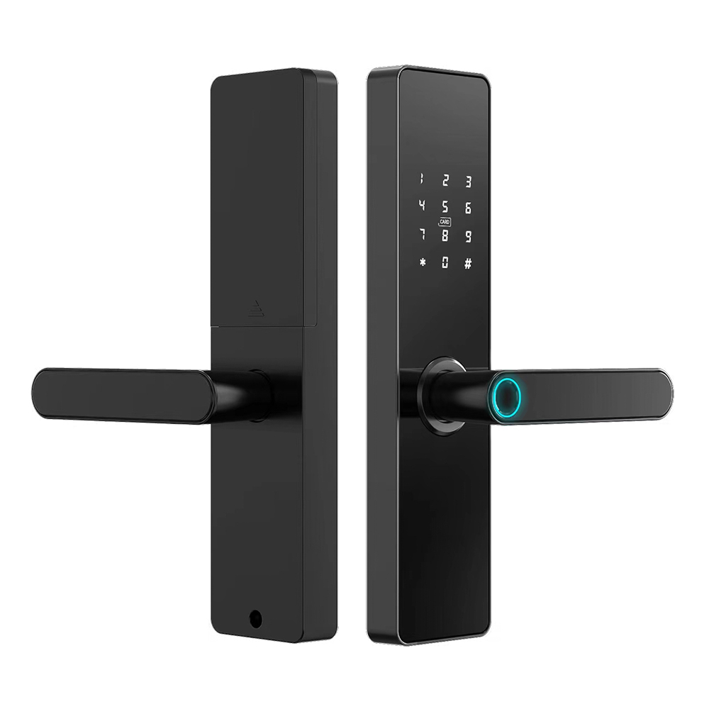 Замок биометрический автономный Trinix TRL-5101BTF Black L/R с Bluetooth, считывателем отпечатков пальцев и карт Mifare купить в Украине