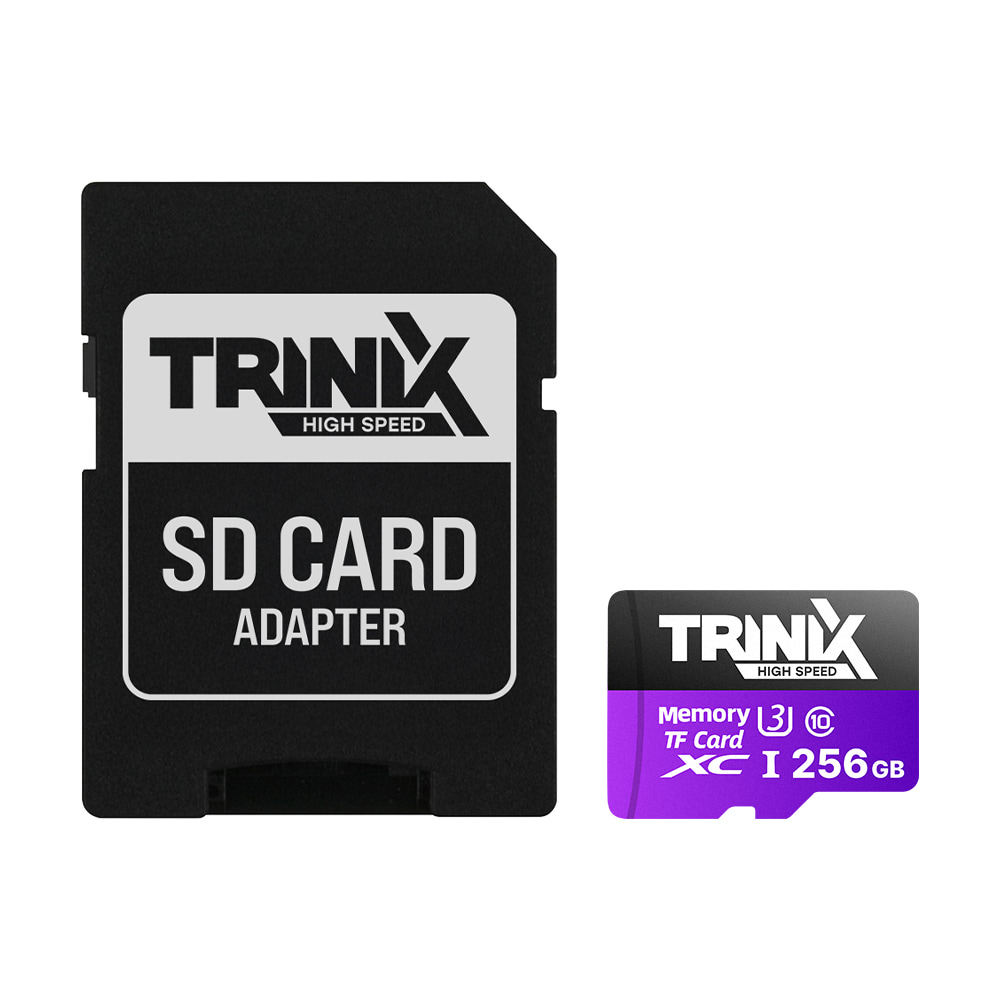 Карта памяти Trinix 256GB miсroSDXC с SD-адаптером U3 V30 A1 купить в Украине