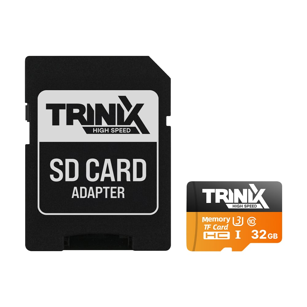 Карта памяти Trinix 32GB miсroSDHC с SD-адаптером U3 V30 A1