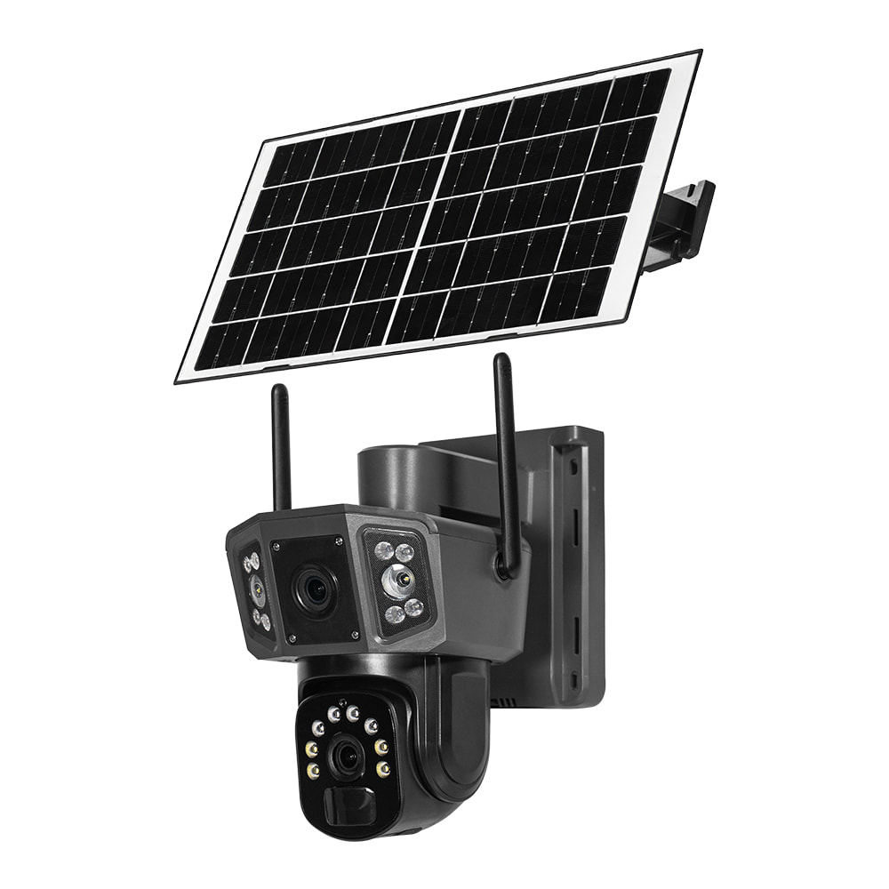 IP PTZ-видеокамера автономная с 4G и солнечной панелью 3Mp+3Mp Light Vision VLC-9230IG/2C3S (Solar) f=4mm, на аккумуляторных батареях купить в Украине