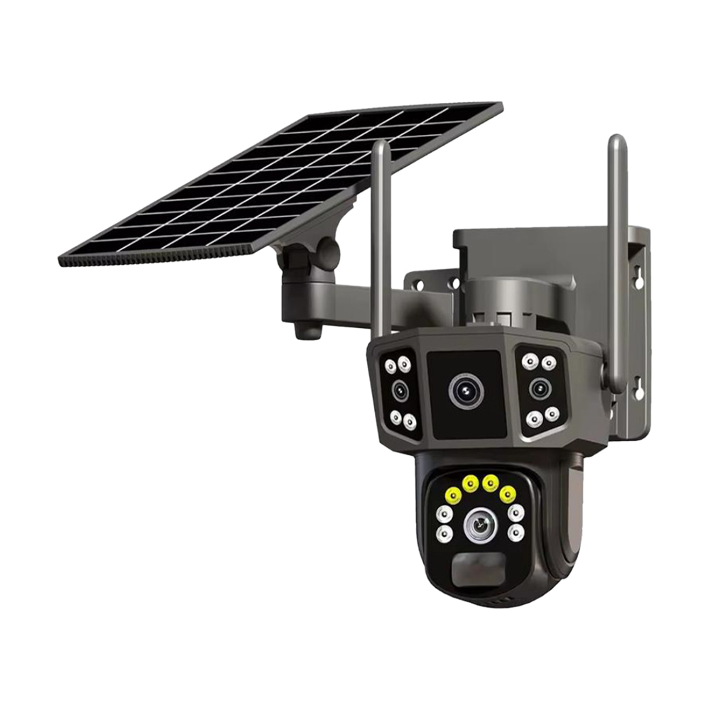IP PTZ-відеокамера автономна з WiFi та сонячною панеллю 3Mp+3Mp Light Vision VLC-9230WIA/2C3S (Solar) f=4mm, на акумуляторних батареях купити в Україні