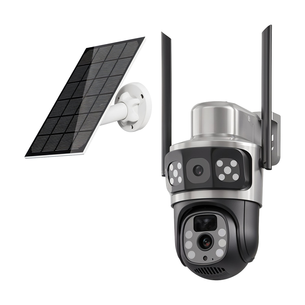 IP PTZ-відеокамера автономна з WiFi та сонячною панеллю 3Mp+3Mp Light Vision VLC-9430WIA/2C3S (Solar) f=4mm, на акумуляторних батареях купити в Україні