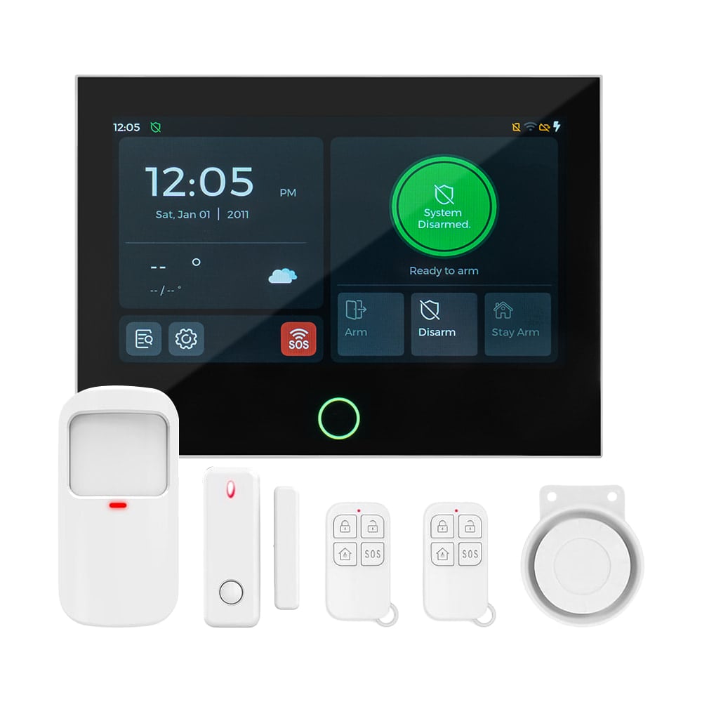 Комплект бездротової сигналізації Trinix TRX-4G-Kit(LCD)(WiFi) з WiFi та 4G LTE купити в Україні
