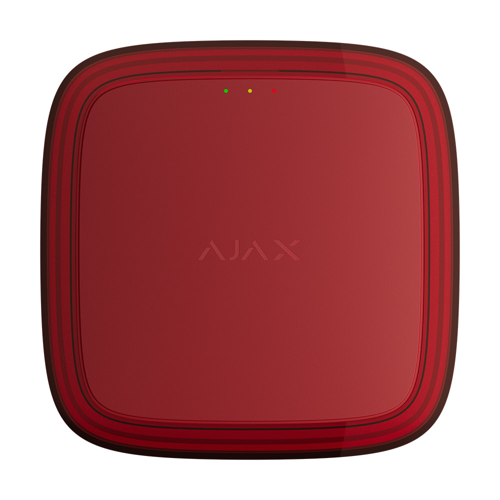 Беспроводной адресный пожарный оповещатель световой Ajax EN54 FireProtect (VAD) Jeweller Red купить в Украине