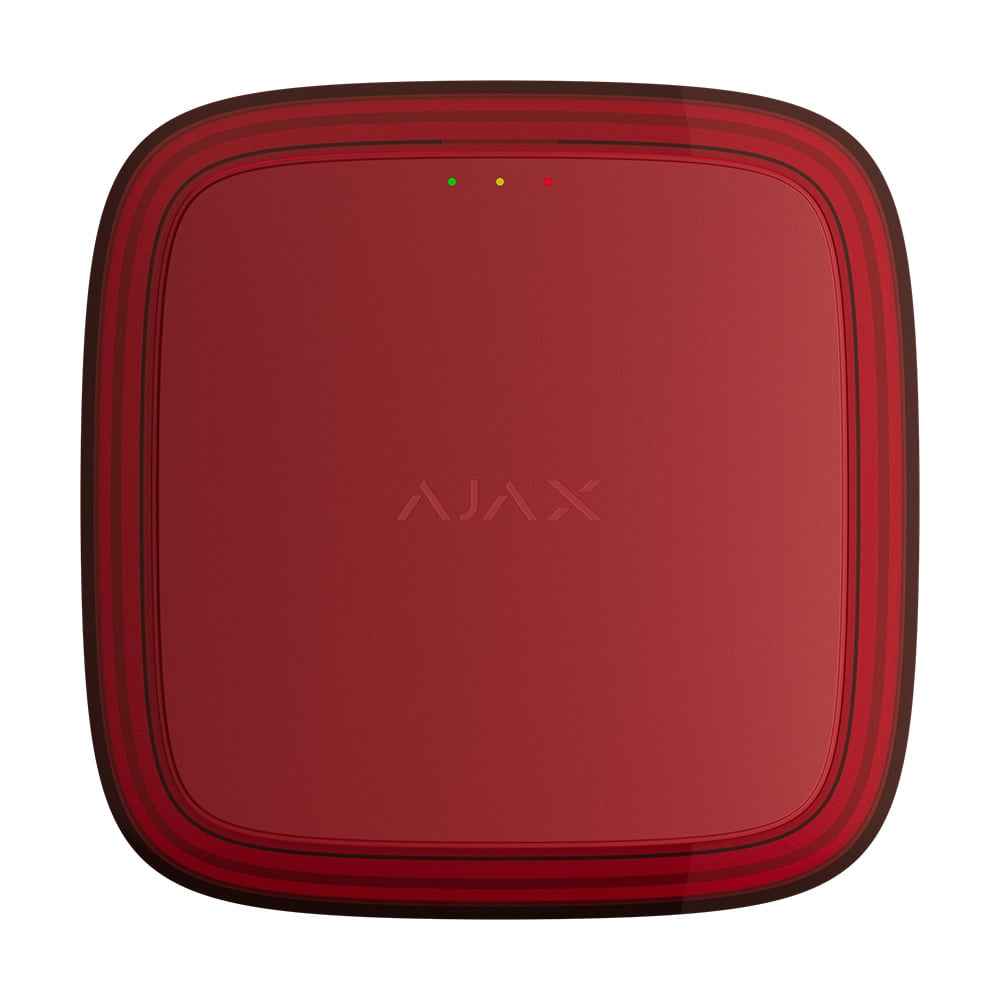 Бездротовий адресний пожежний оповіщувач світловий Ajax EN54 FireProtect (VAD) Jeweller Red купити в Україні