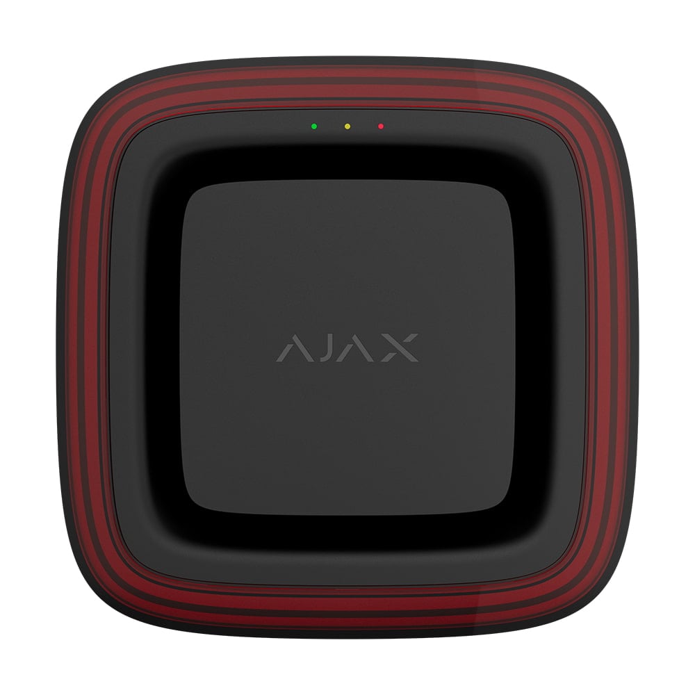 Бездротовий адресний пожежний оповіщувач світлозвуковий Ajax EN54 FireProtect (Sounder/VAD) Jeweller Black купити в Україні