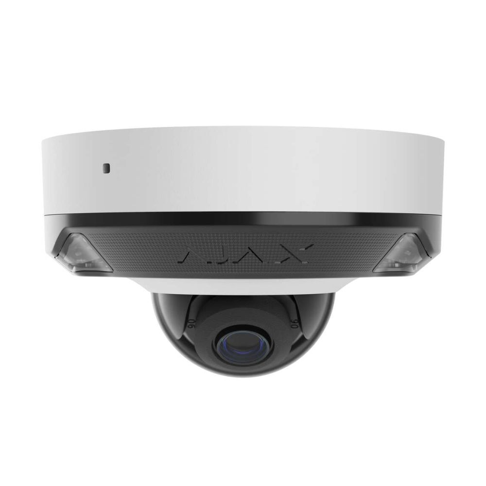 IP-відеокамера 5Mp Ajax DomeCam Mini HL (5 Mp/2.8 mm) White f=2.8mm, ІЧ+LED-підсвічування, з мікрофоном купити в Україні