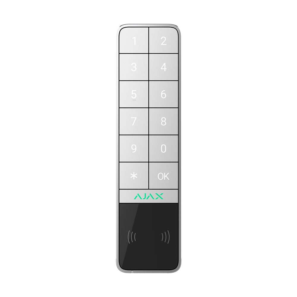 Бездротова клавіатура Ajax Keypad Outdoor White вулична IP66 купити в Україні