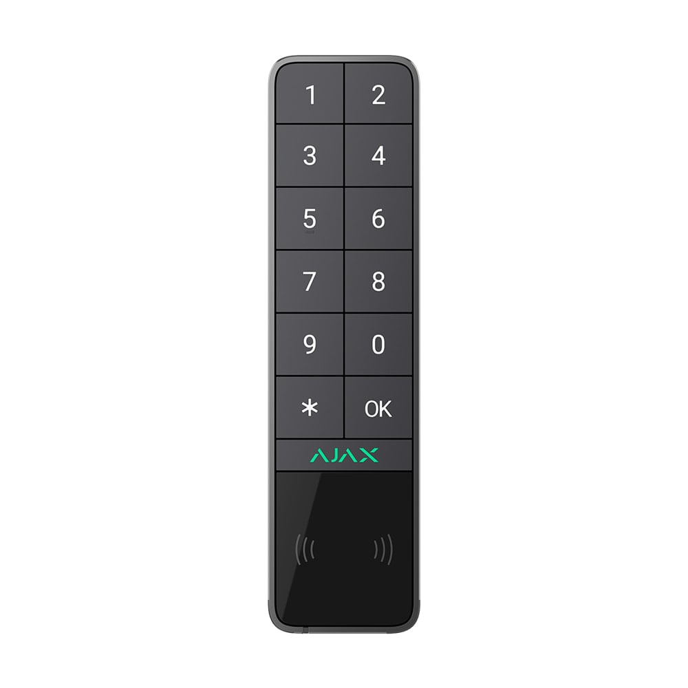 Бездротова клавіатура Ajax Keypad Outdoor Graphite вулична IP66 купити в Україні
