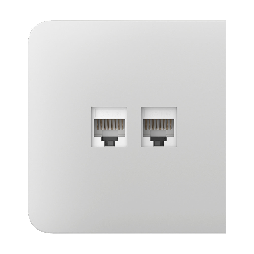 Фронтальная панель Ajax SideCover (LAN) white/белая для интернет-розетки Outlet (LAN) купить в Украине